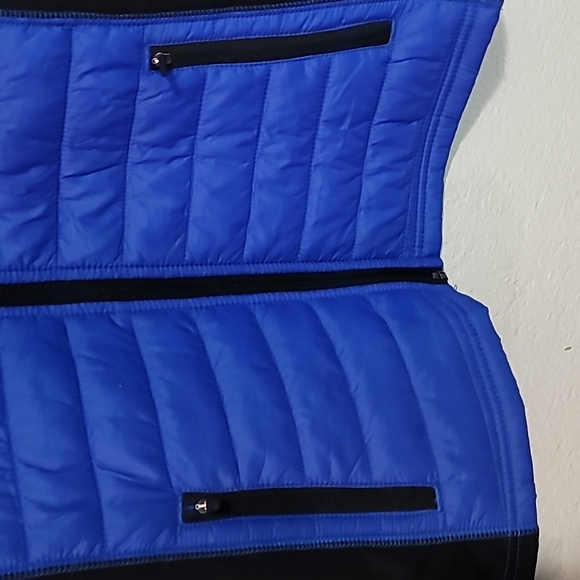 Brand New! Everlast Blue & Black Front Puffer Activewear Jacket Sz.S - Picture 4 of 10